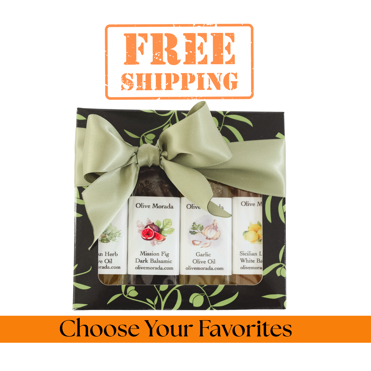 4 Bottle Sampler Pack - Infused Olive Oil Gift Set – OliveMorada.com