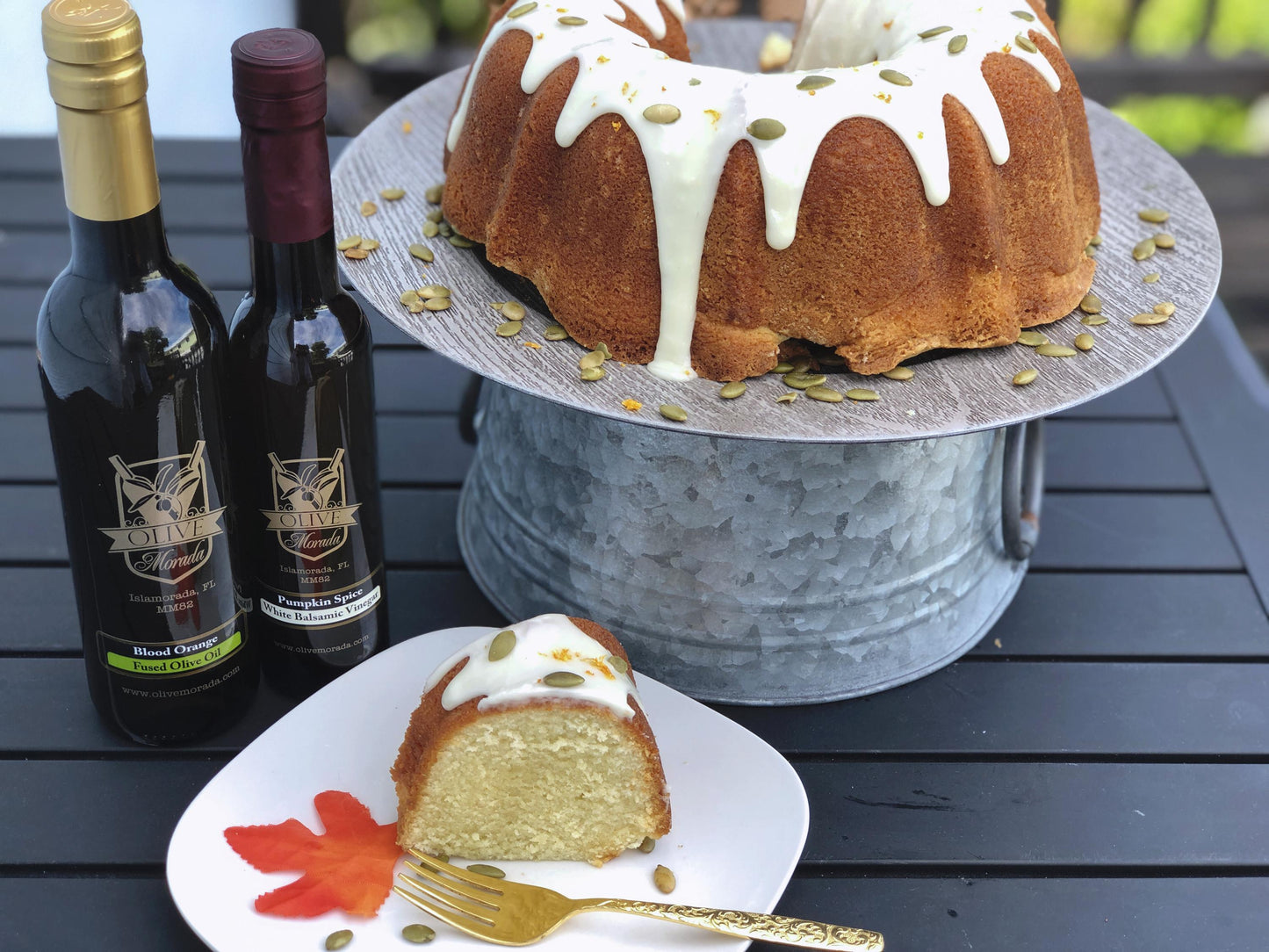 Blood Orange Olive Oil Pound Cake