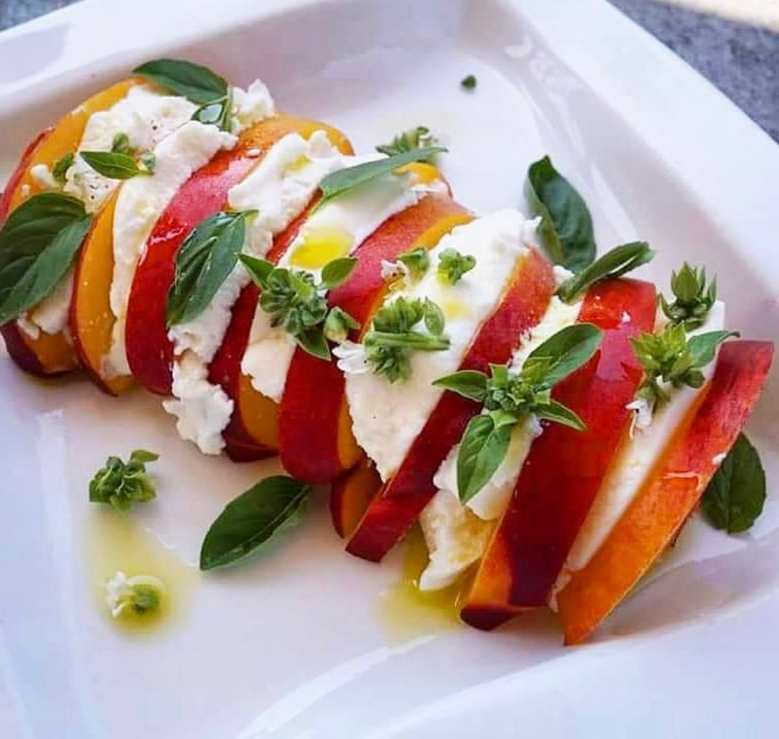 Peach Caprese Salad