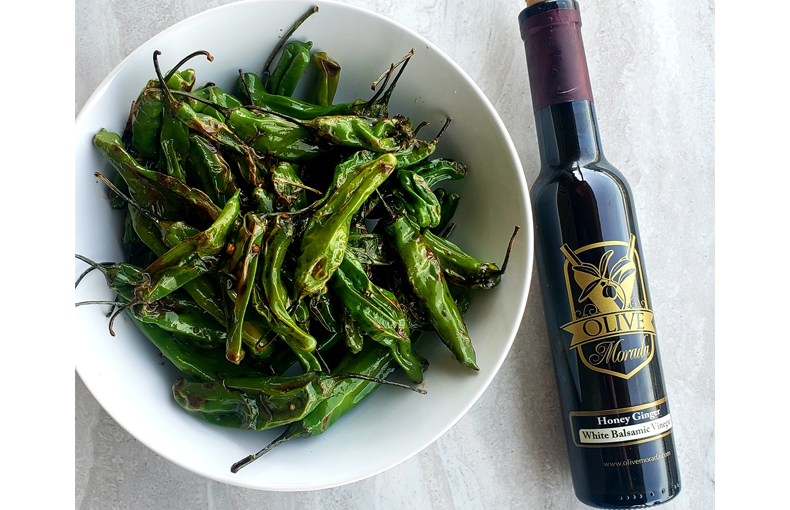 Honey Ginger Shishitos