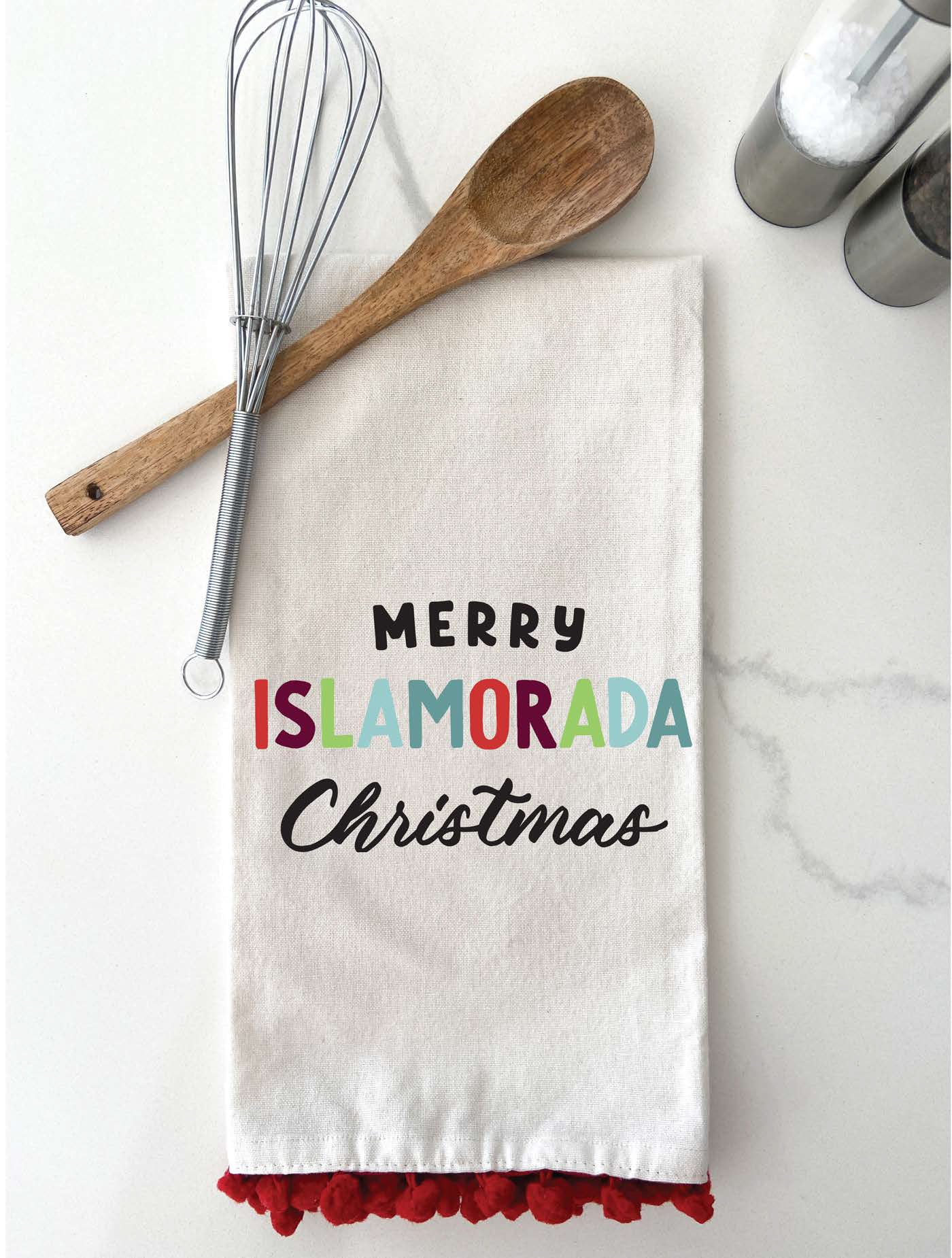 Merry Islamorada Tea Towel
