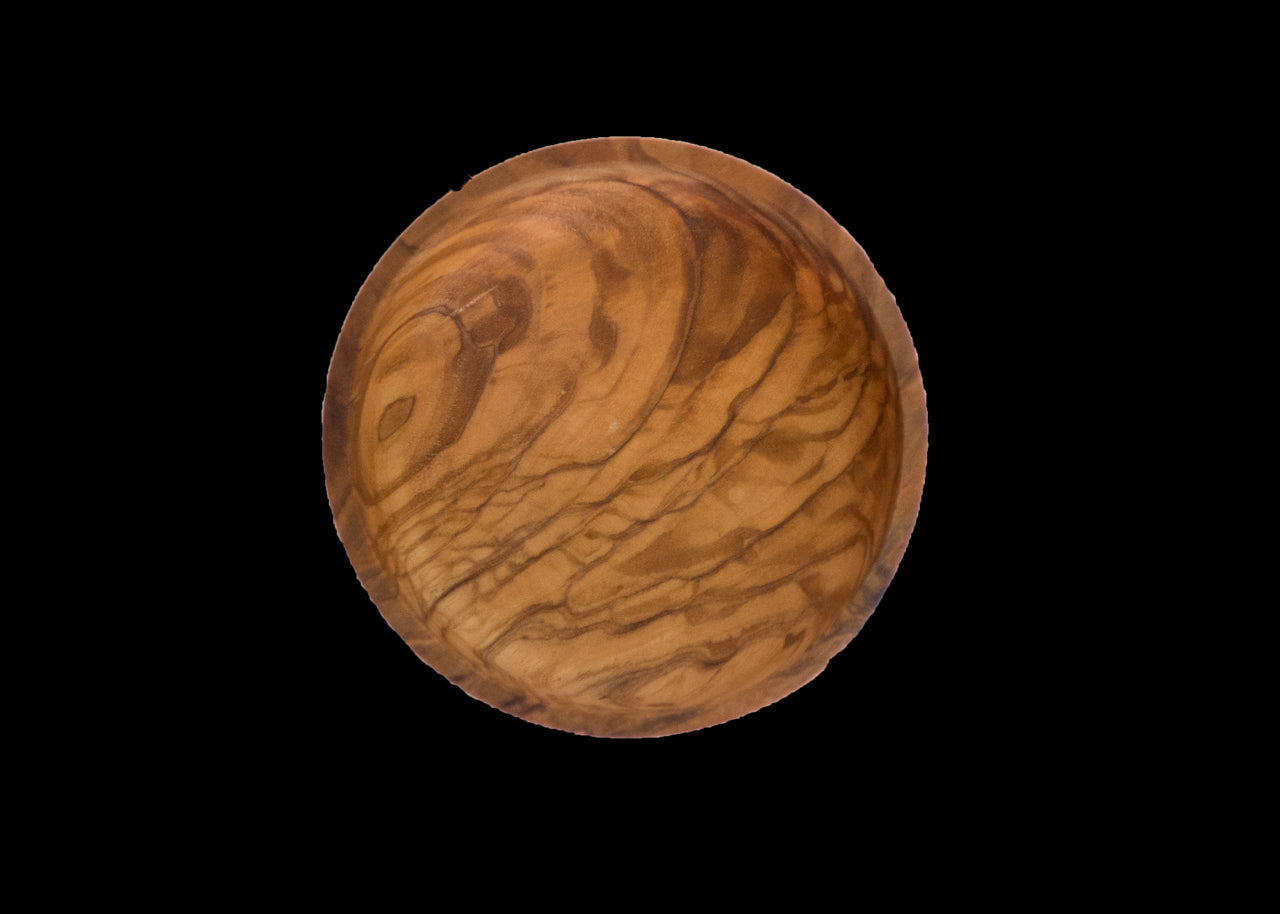 Load image into Gallery viewer, Olive Wood Dipping Bowl Round

